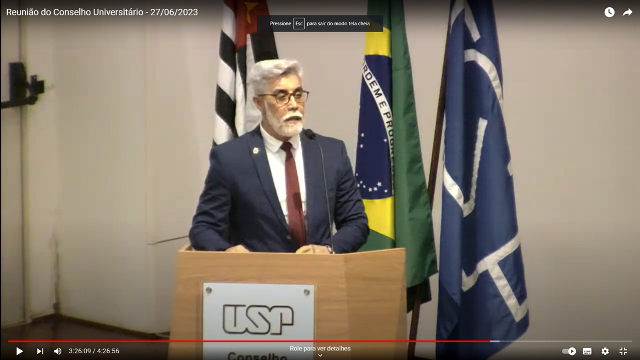 Prof. Silvio Silverio - Diretor da EEL no Co em 27/06.