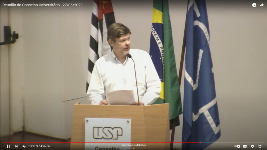 Prof. Fábio Florenzano fala ao sobre a defasagem do quadro de docentes da Unidade de Lorena