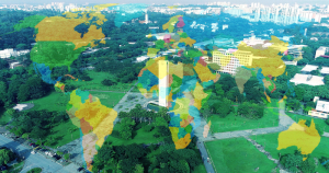 Arte sobre mapa e foto: Jornal da USP