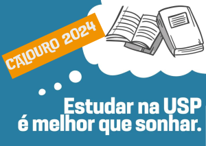 Campanha Recepção Calouros USP 2024. Arte: Simone Colombo