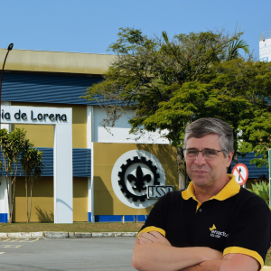 Prof. Marco Antonio. Fotomontagem. Assessoria de Comunicação