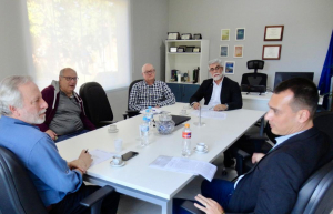 Representantes da CAI em reunião com a Direção da EEL