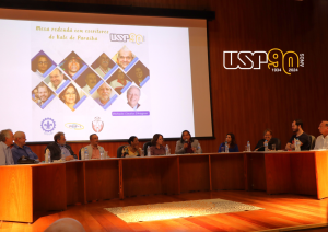 USP 90 anos. Mesa Redonda com escritores do Vale do Paraíba. Foto: Simone Colombo