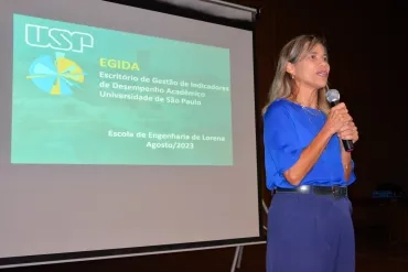Profa. Fátima de Lourdes dos Santos Nunes, Coordenadora do EGIDA. Foto: Simone Colombo