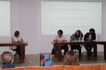 Profa. Maria Auxilidora Motta Barreto; Profa. Ana Lanna; Profa. Ester Rizi e Prof. Felipe Tarabola