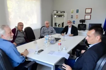 Representantes da CAI em reunião com a Direção da EEL