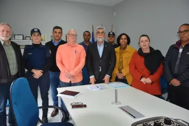 Foto: Reunião Segurança. 